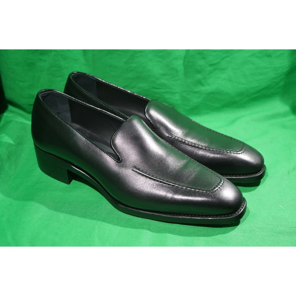 Davignon Mens Black Leather Dress Shoes US 8.5 (Very High Quality)